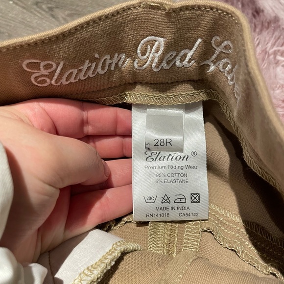 Beige ELATION Red label breeches - Picture 2 of 4